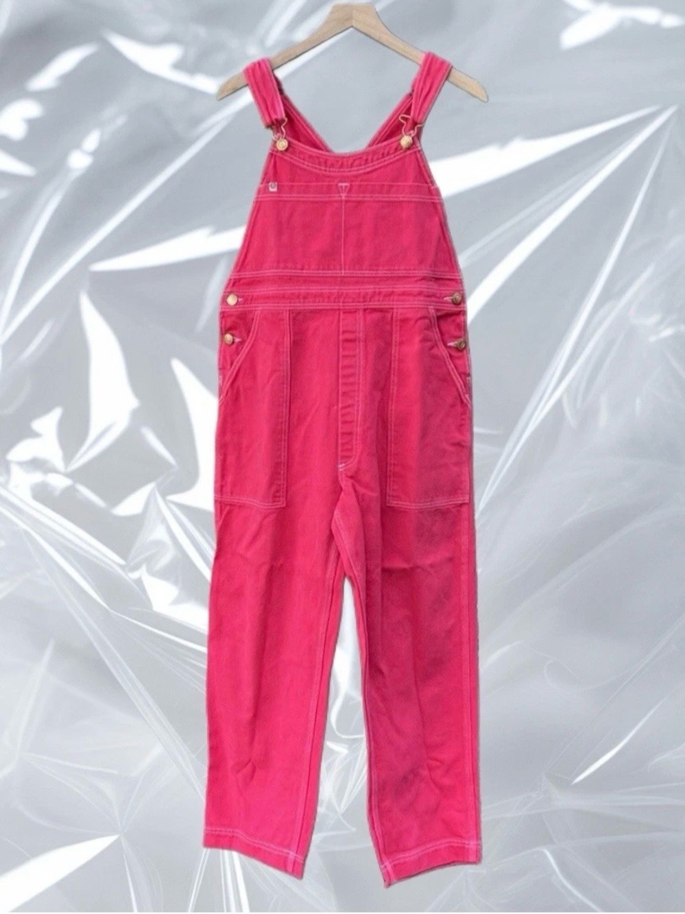 Big Bud Press Hot Pink Original Overalls Size M